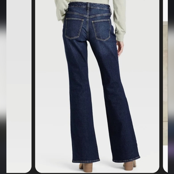 6L Universal Thread Jeans Women's  High-Rise Flare Blue Denim Pants 6L - Picture 4 of 15